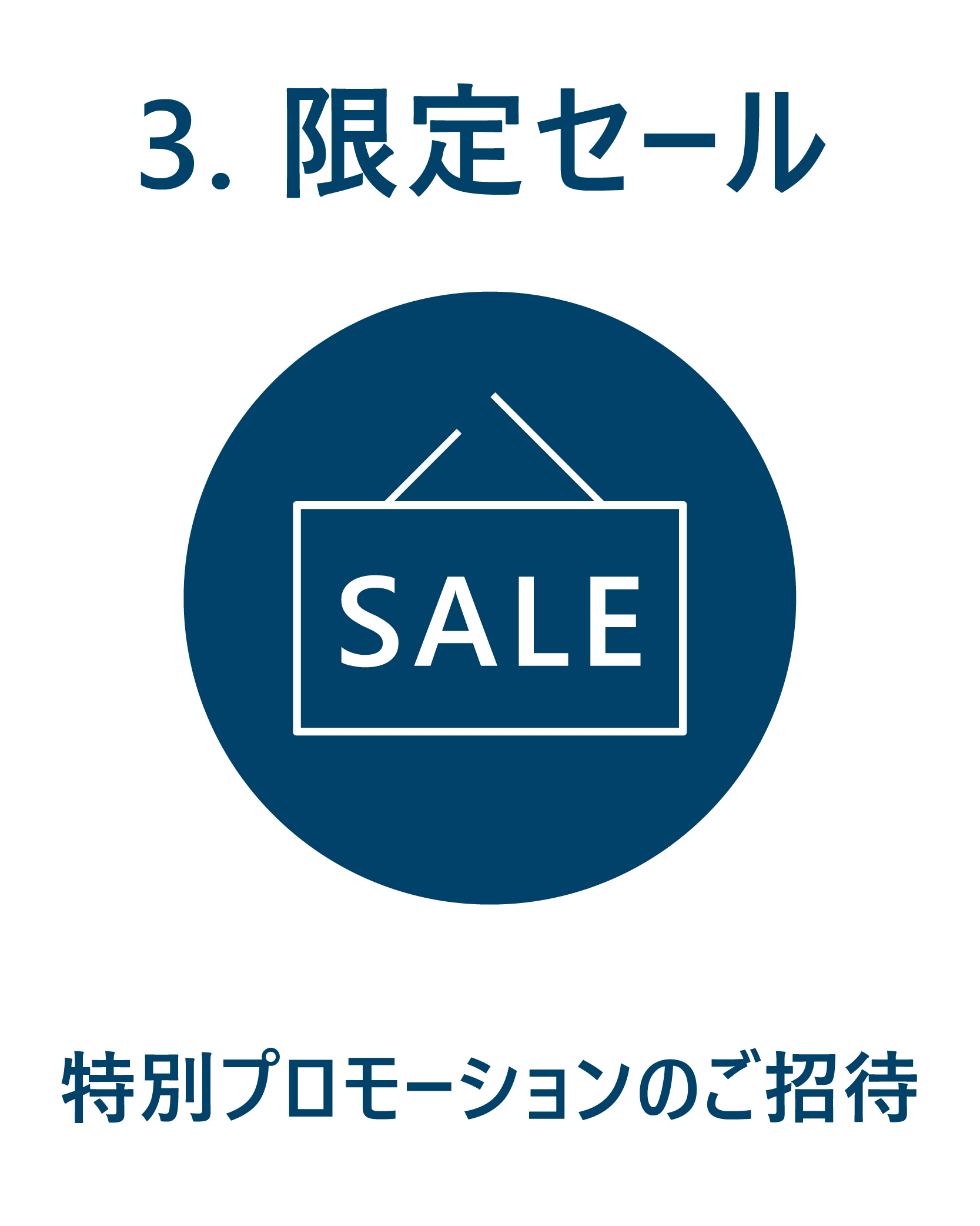 限定セール：特別プロモーションのご招待