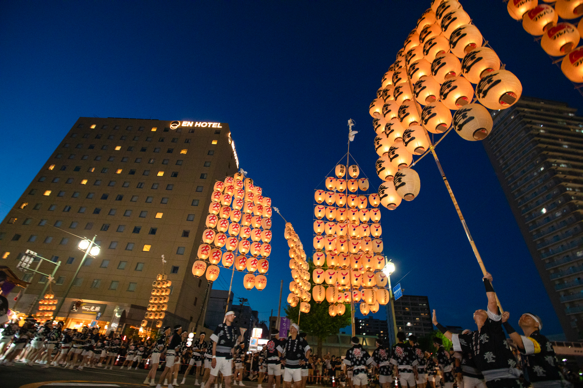 竿灯祭りのアリーナホテル