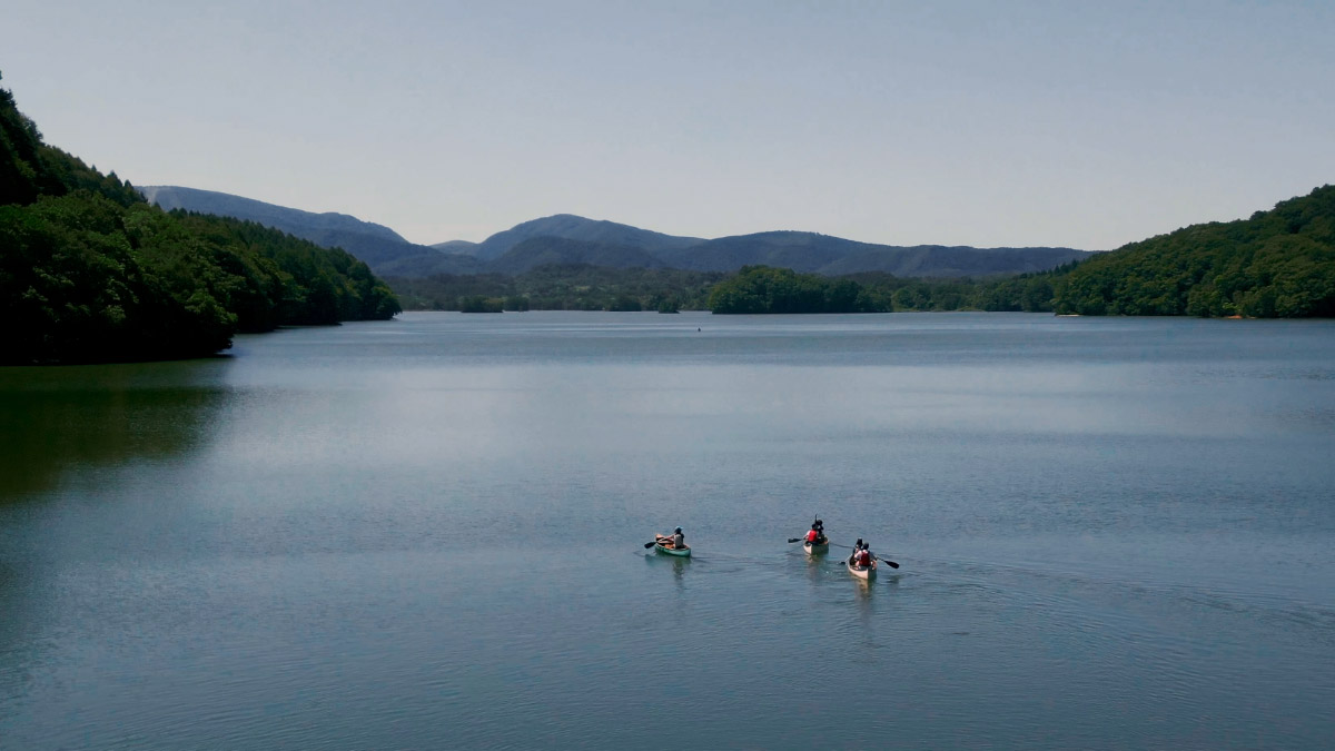小野川湖カヌー・SUPツアー