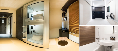 Room in Capsule Twin